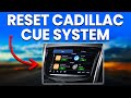 How To Reset The Cadillac Cue System Quick Guide
