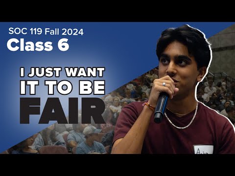 I Just Want Fairness! | Inequality Lecture | 24FA Class #6 Full Lecture