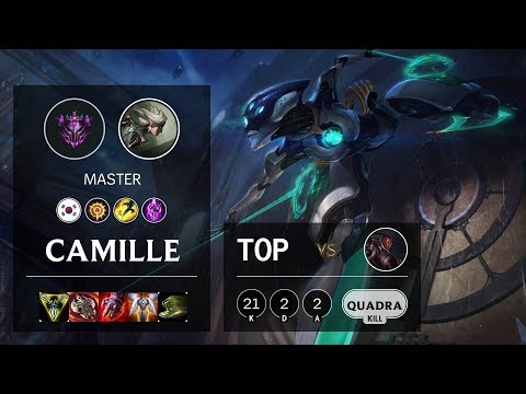 Camille Top vs Lucian - KR Master Patch 10.10