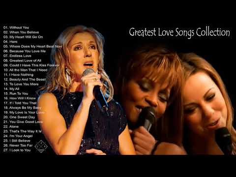 Celine Dion, Mariah Carey, Whitney Houston Greatest Hits   World's best song