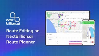 Route Editing on NextBillion.ai Route Planner