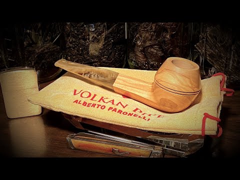 Volkan Italian Olive Pipe Review #volkanpipes #italianpipes #olivepipes #bulldog #pipes