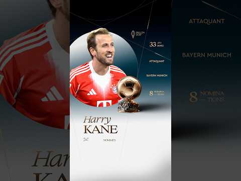Nommé pour le Ballon d'Or masculin 2026 : Harry Kane #ballondor #bayernmunich