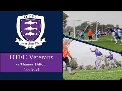 Old Tiffinians Veterans 1s 2 - 0 Thames Ditton Nov 2024