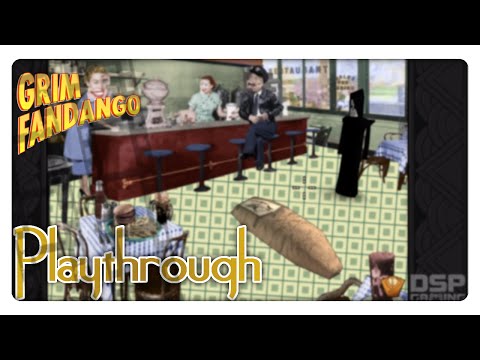 Grim Fandango Remastered playthrough pt1 - 1st Class Ticket To Eternity