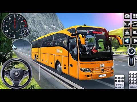 Coach Bus Realistic Driving: New Multiplayer - New School Bus Simulator 2023 - Android GamePlay #2