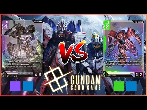 Gundam Barbatos Violet/Bleu V Zeon Aggro Vert/Bleu Gundam TCG | Jouabilité | Jeux Bandai | Mise à...