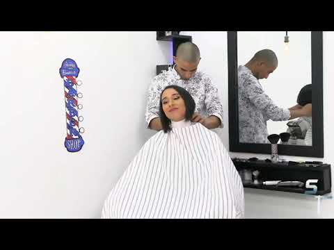 Catlin long to bob undercut,  | forced headshave haircut and eye brow|crying haircut part 2