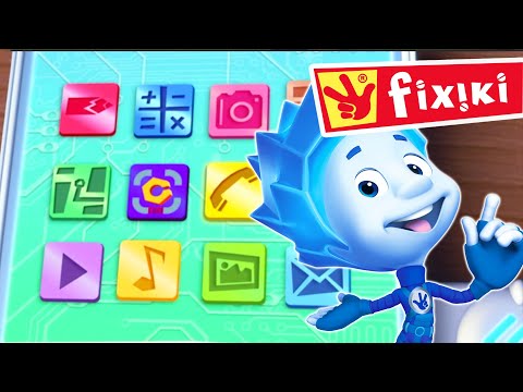 Învățăm cu Nolik despre aplicații - Desene animate cu echipa Fixiki ✌️