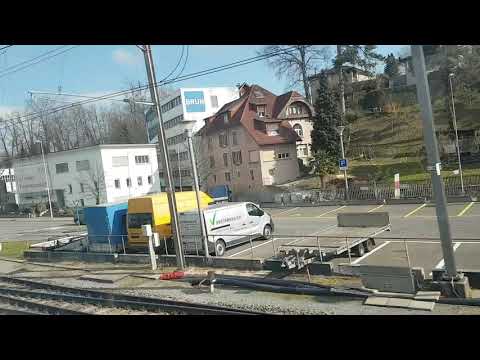 Mitfahrt im IR 27 zwischen kurz vor Emmenbrücke und kurz nach Emmenbrücke, Gersag.