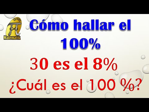 How to find 100% | Find the total value if you know a percentage of it