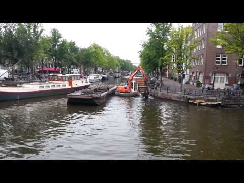 Dredging Brouwersgracht, Amsterdam