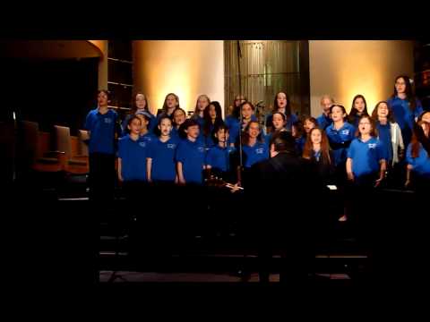 Shir Aliyah Children's Choir Performing At Valley Beth Shalom's Debbie Friedman Tribute.MOV