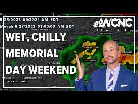 Wet, windy, and chilly Memorial Day weekend the Carolinas | Brad Panovich VLOG