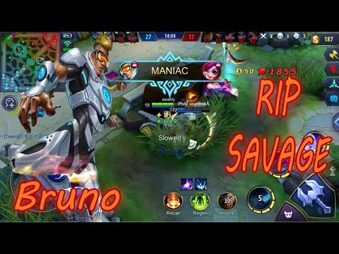 MLBB: Bruno Late game Monster ! 🔥- Mobile Legend Gameplay🔥