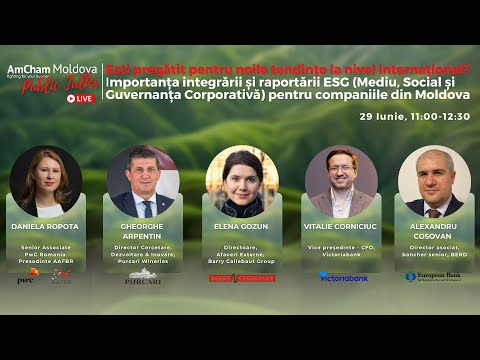 , title : 'Public Talk: Importanța integrării și raportării ESG pentru companiile din Moldova'