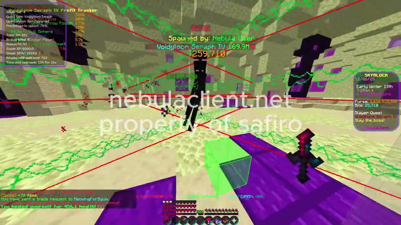 Hypixel Skyblock Enderman Slayer Macro