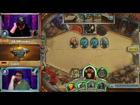 AKAWonder vs Casie Hearthstone Europe Spring Championship 2016 (Day 1)