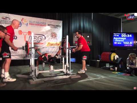 Women 72kg Bench Press of 2011 IPF World Sub-Junior & Junior Championships