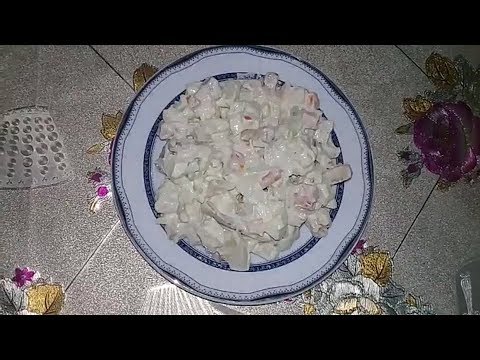 🔴 SUXARILI SALAT // COX DADLI VE ASAN // САЛАТ С СУХАРИКАМИ