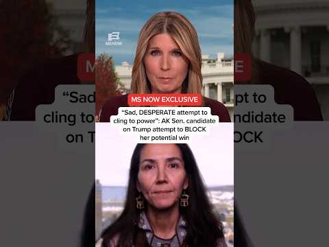 MS NOW EXCLUSIVE: AK Sen. candidate on Trump attempt to BLOCK her potential win