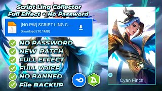 Download lagu SCRIPT SKIN LING COLLECTOR FULL EFFECT NO PASSWORD NEW PATCH - MLBB mp3 Download lagu SCRIPT SKIN LING COLLECTOR FULL EFFECT NO PASSWORD NEW PATCH - MLBB mp3