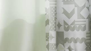 Комплект штор «Римент (салатовый)» — видео о товаре