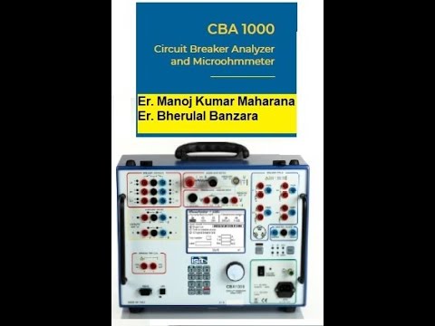 Cba 1000 circuit breaker analyzer