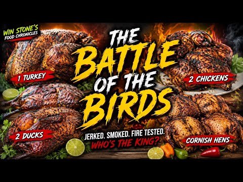 How To Jerk 5 Birds on One Grill! 🔥 Battle of the Birds | Who Takes the Crown?
