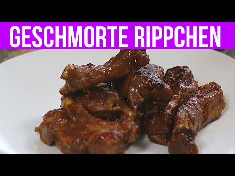 Zarte Spareribs | Geschmorte Rippchen rezept