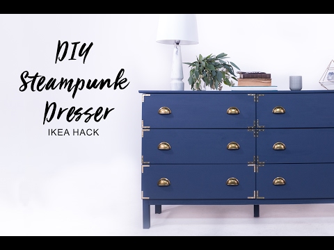 Steampunk Kommode - IKEA Hack für Vintage-Freunde