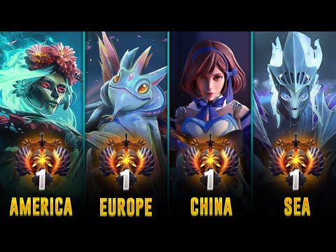 TOP 1 Rank of all regions - Best Dota 2 Players (NEW 7.32e Patch)