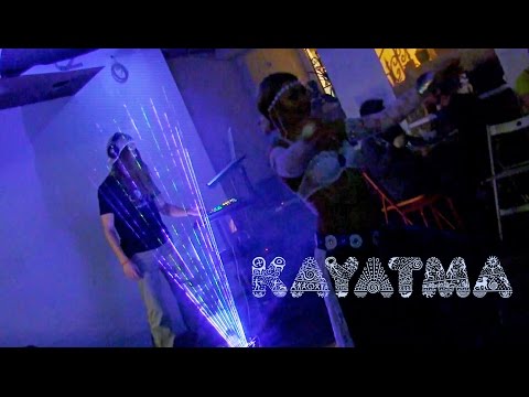 KAYATMA - Laser Harp in Auroville (21.12.2014), video - Andrey Minaev
