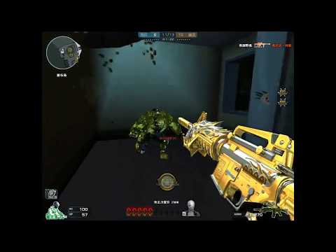 CrossFire M4A1 Noble Gold /TMP-Ghetto Hero Mode X / Zombie v4