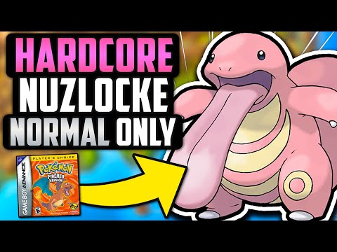 CAN I BEAT A POKÉMON FIRERED HARDCORE NUZLOCKE WITH ONLY NORMAL TYPES!?