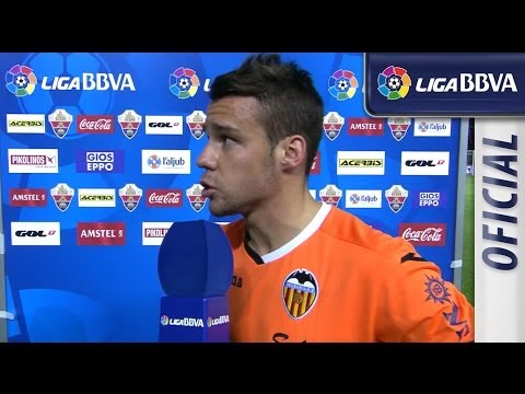 Entrevista a Bernat tras el Elche CF (2-1) Valencia CF - HD