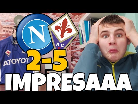 NAPOLI 2-5 FIORENTINA: VIOLA DA URLO‼️😱 NAPOLI ELIMINATO...