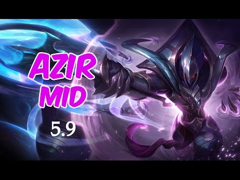 Azir Mid vs Cassiopeia - Master - Season 5 - Patch 5.9
