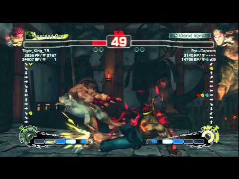 Tiger_King_78 [Evil Ryu] Vs Ryu-Capcom [Ryu] SSF4 AE Online Ranked Matches - PSN