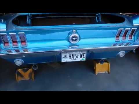 1968 Mustang gas tank install