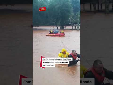 VEJA VÍDEO; Casal de idosos é resgatado após ficar ilhado por cheia do Rio Reúno em Boa Vista do Buricá