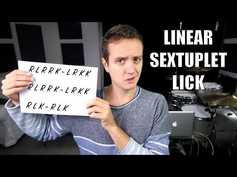 Linear Sextuplet Lick - Daily Drum Lesson