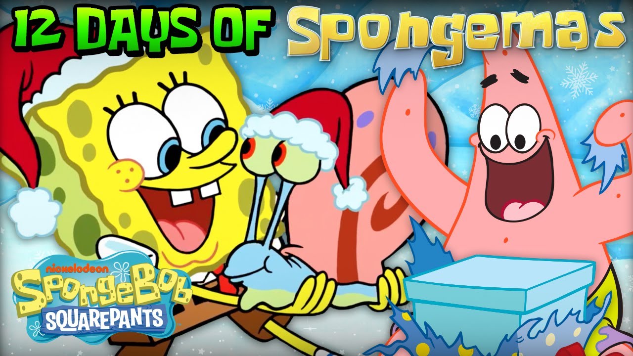 "12 Days of Spongemas" Music Video 🎄 | New SpongeBob Holiday Song