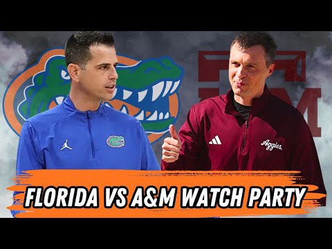 The Florida Gators VS Texas A&M  Mens Basketball Watch Party