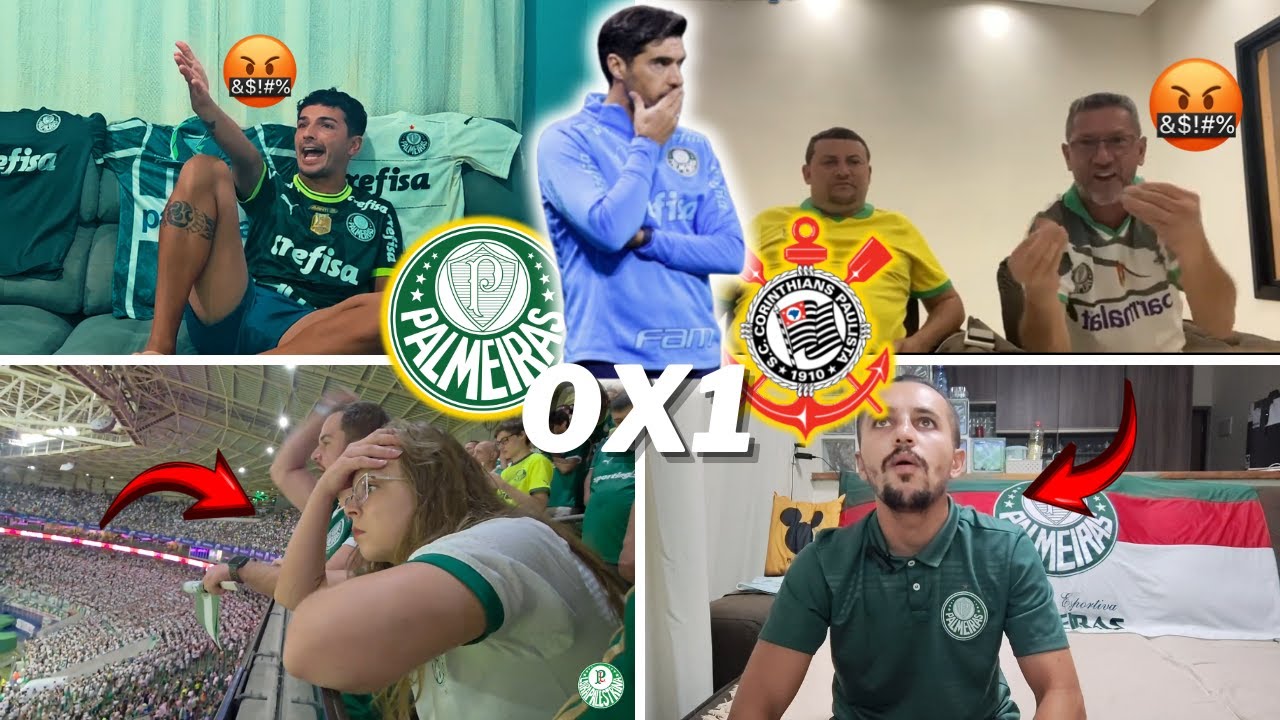 REAÇÕES PALMEIRENSES E TRISTEZA TOTAL- PALMEIRAS 0X1 CORINTHIANS- FINAL DO PAULISTÃO 2025- VAMOS RIR