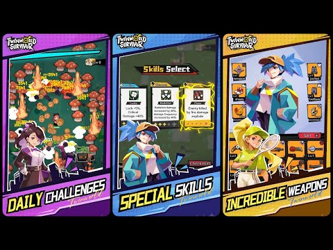 Twinworld Survivor Gameplay Video for Android Mobile