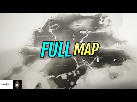 Iki Island DLC Full map: All Fast Travel Markers | Ghost of Tsushima