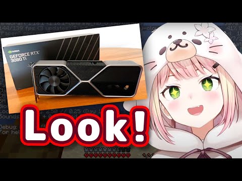 Vtube Tengoku - Nene "Accidentally" Shows Her PC Specs While Playing Minecraft 【ENG Sub/Hololive】