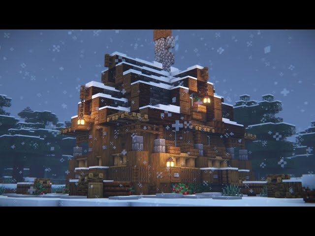 Starter House | Winter Cabin (Tutorial) Minecraft Map