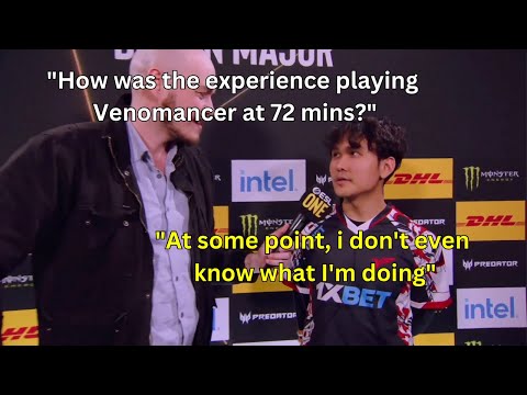 Jabz interview (Talon vs PSG.LGD Berlin Major) Post Game